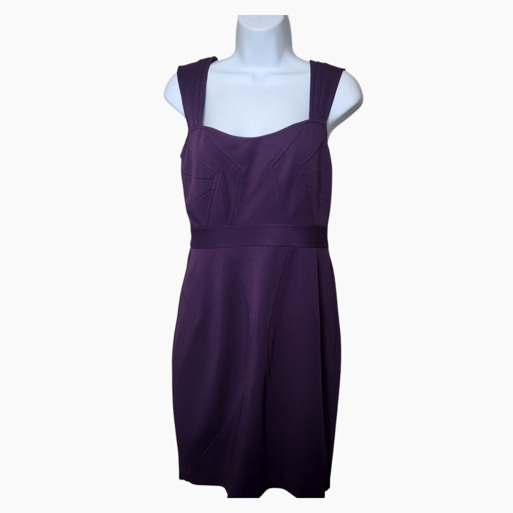 Z Spoke Zac Posen Purple Sheath Dress